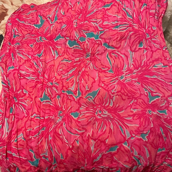 Lilly Pulitzer pink scarf - Picture 5 of 8
